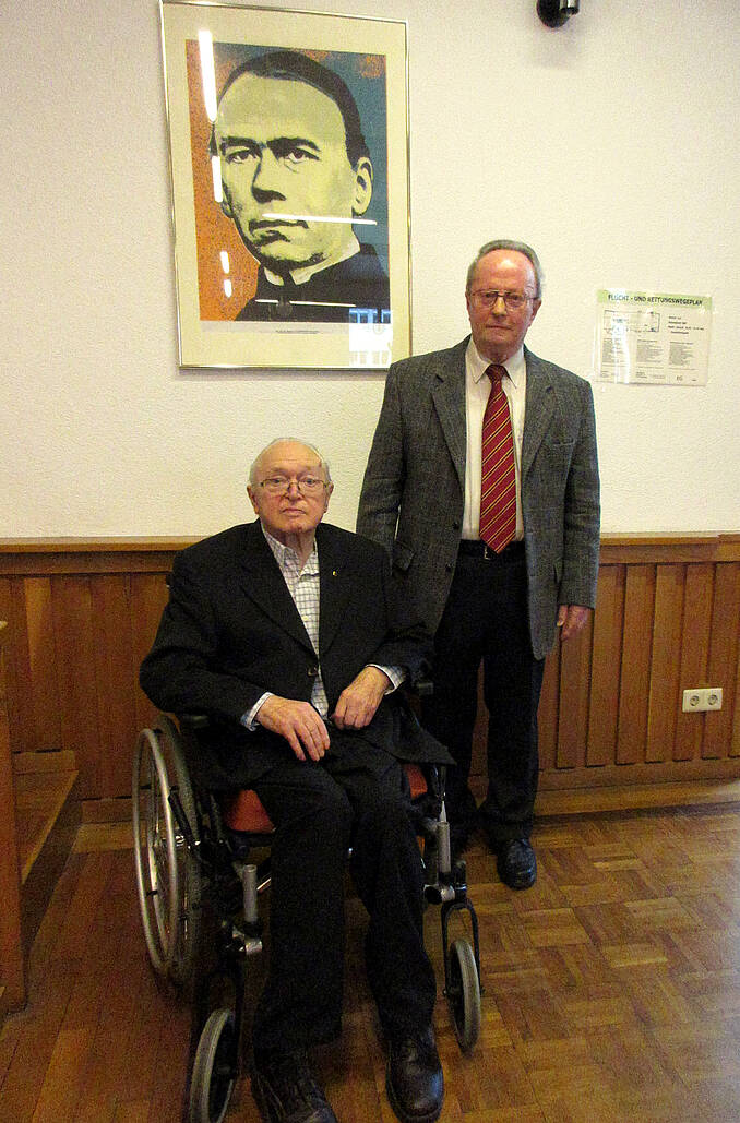 Die Geehrten: Franz Fuchs (links) und Michael Ott. Bild: Johannes Epple