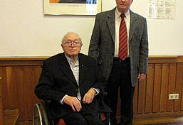 Die Geehrten: Franz Fuchs (links) und Michael Ott. Bild: Johannes Epple